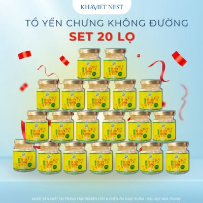 COMBO 20 TỔ YẾN KHÔNG ĐƯỜNG CHƯNG SẴN